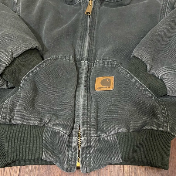 (Sold) Carhartt toddler boy lined hoodie jacket - Picture 14 of 15